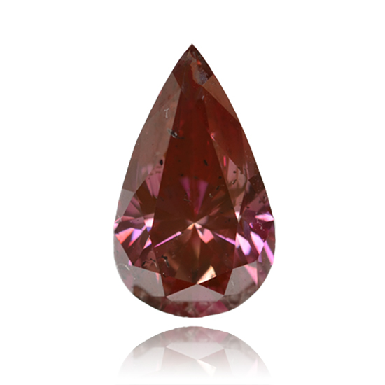 Pink Diamond, Pear, Fancy Deep Purple Pink, 1.35 Carat