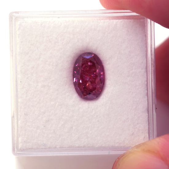 Fancy intense purplish pink diamond hotsell