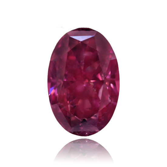 Pink Diamond Oval Fancy Vivid Purplish Pink 1.60 Carat