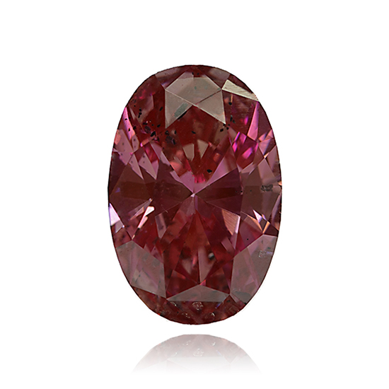 Pink Diamond, Oval, Fancy Vivid Purplish Pink, 1.05 Carat
