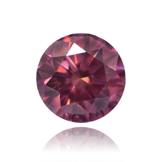 Pink Diamond, Round, Fancy Vivid Pink, 1.00 Carat
