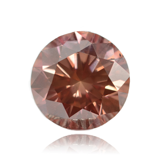 Pink Diamond, Round, Fancy Vivid Purple Pink, 1.02 Carat
