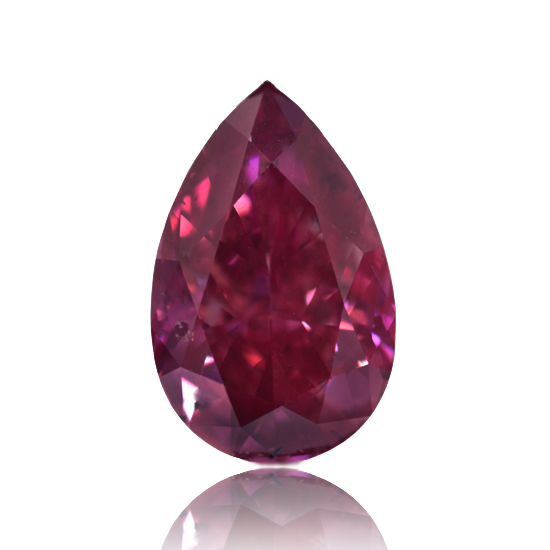 Red Diamond, Pear, Fancy Vivid Pink Red, 1.66 Carat