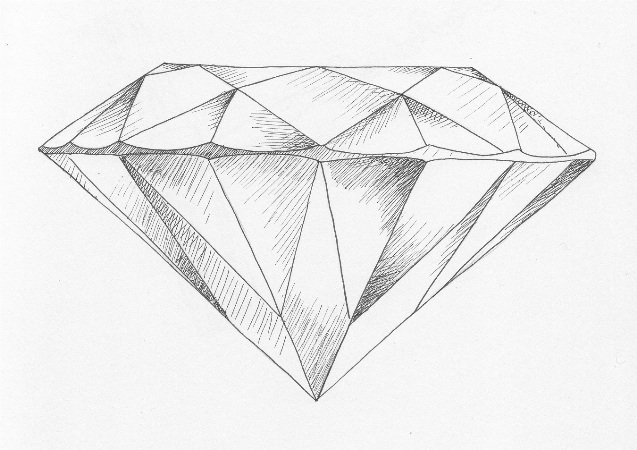 Colorless Diamond, Round, G, 29.37 Carat
