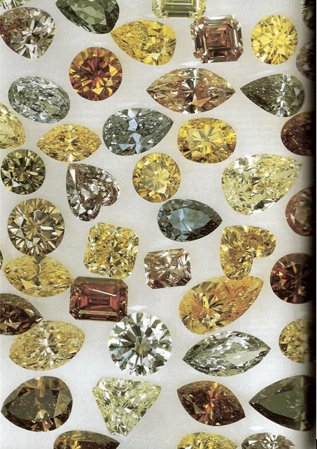Natural fancy diamonds